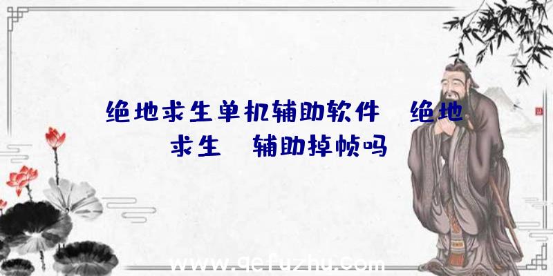 「绝地求生单机辅助软件」|绝地求生gm辅助掉帧吗